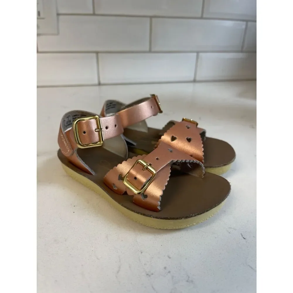Sun-San Sweetheart - Little Kid - Toddler Size 8 Color: Rose Gold Worn 2-3 Times